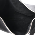 Supple Calfskin Large Romy Shoulder Bag Black