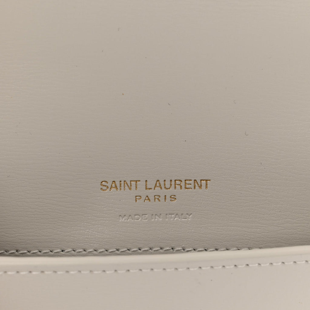 Smooth Calfskin Monogram Phone Holder Crossbody Crema Soft