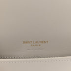 Smooth Calfskin Monogram Phone Holder Crossbody Crema Soft