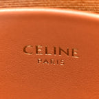 Canvas Calfskin Triomphe Teen Honorine Bag Tan