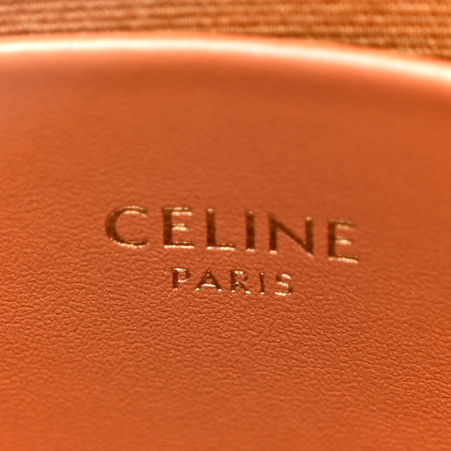 Canvas Calfskin Triomphe Teen Honorine Bag Tan
