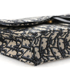 Oblique Saddle Chain Pouch Blue