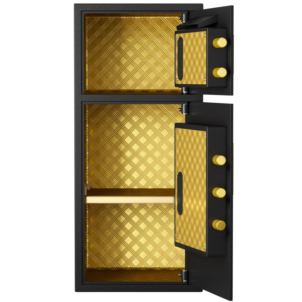 Streamdale Large Double-Door Digital Safe w/ Fireproof Bag
