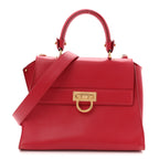 Calfskin Medium Sofia Shoulder Bag Red