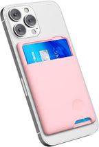 Entronix Card Holder Compatible with iPhone/Galaxy/All Phones - [Silicone] Sticky Wallet Back Pocket
