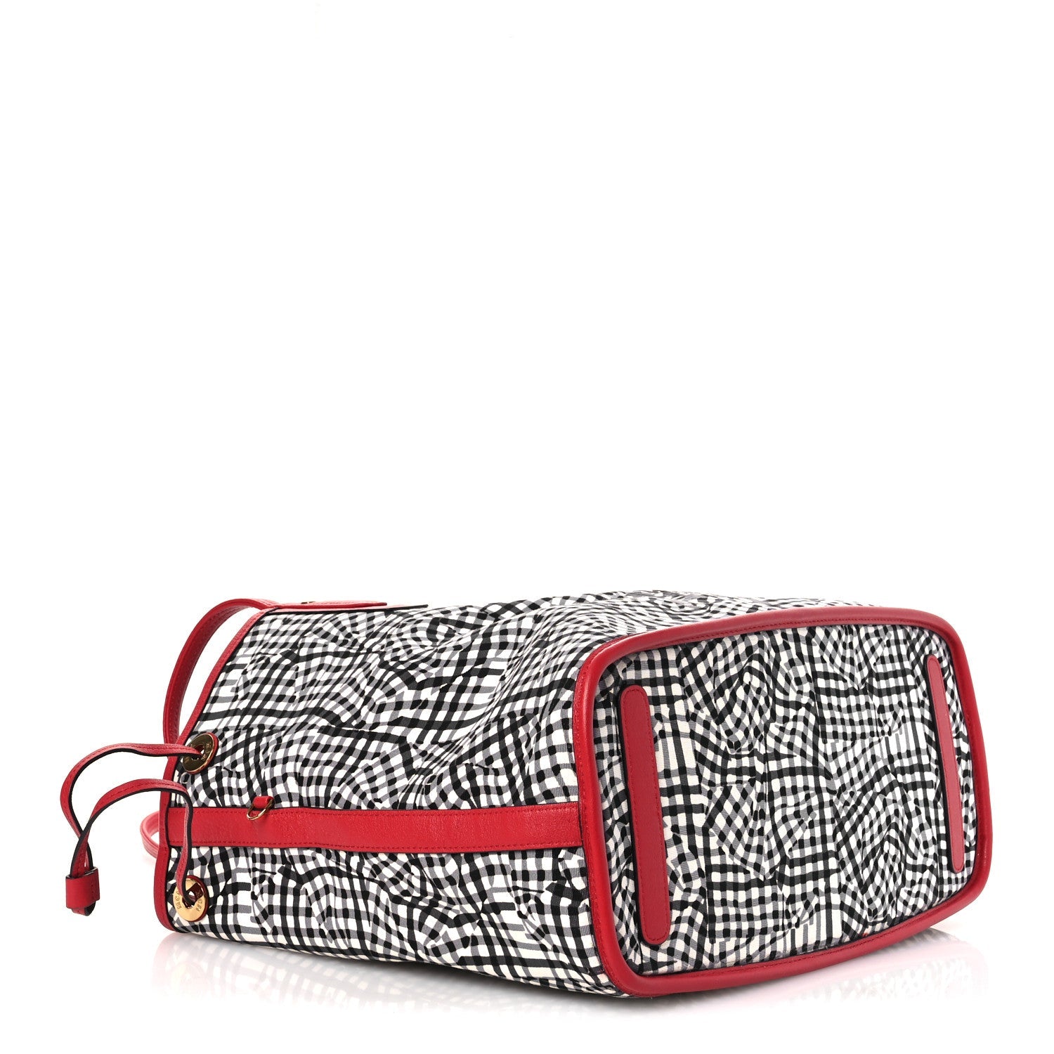 Visetos Medium Liz Reversible Shopper Tote Ruby Red