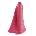 Nappa Intrecciato Crisscross Clutch Rosa Shock