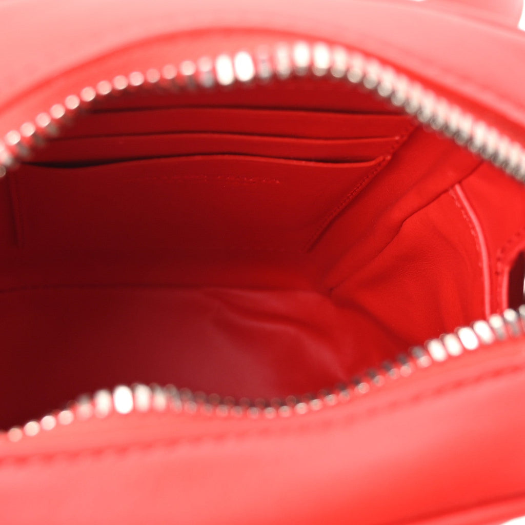 Nappa Intrecciato Phone Case Crossbody Bag Redstone