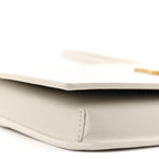 Smooth Calfskin Monogram Phone Holder Crossbody Crema Soft