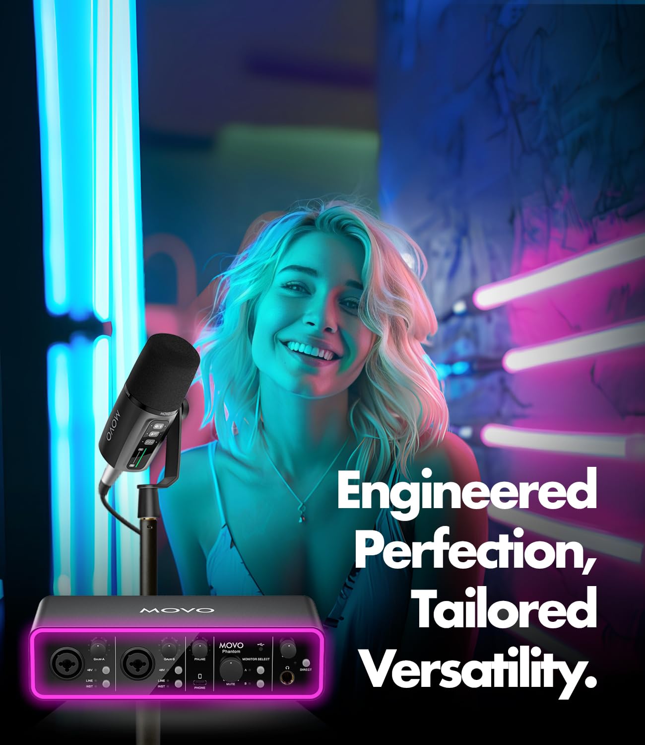 Movo USB Music/Audio Interface Bundle