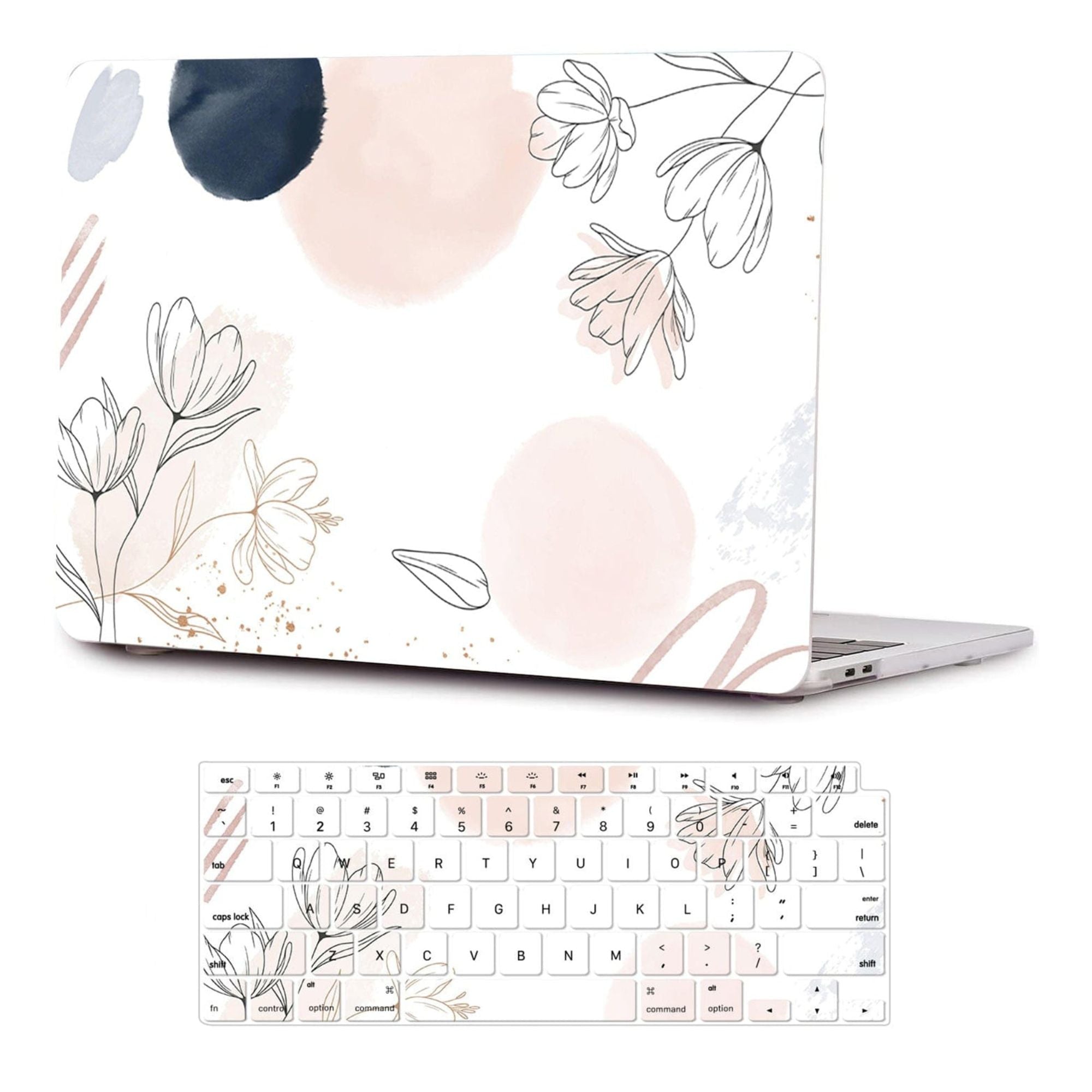 SAHARA - Hybrid-Flex Arts Case for Apple MacBook Pro 13" Laptops - White