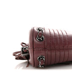 Lambskin Lax Small Tassel Shoulder Bag Dark Purple