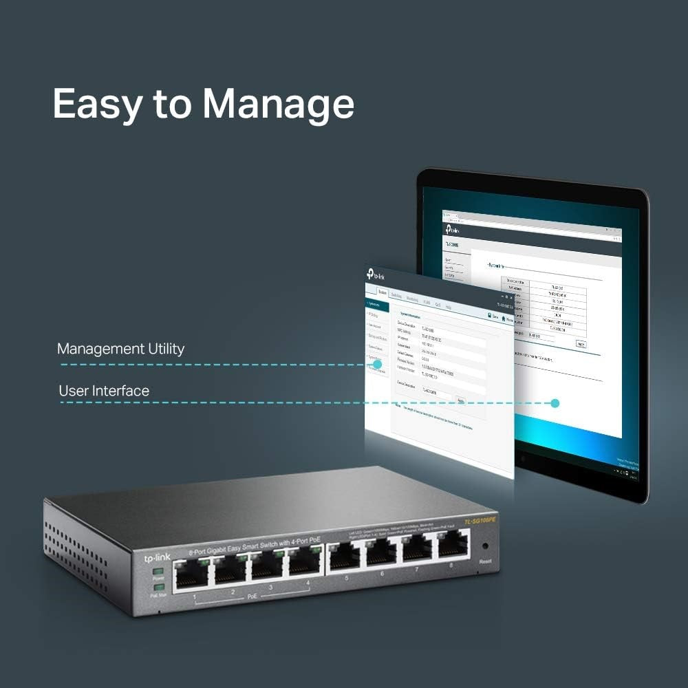 TP-LINK 8-Port Gigabit Easy Smart