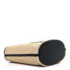 Raffia Saint Jacques Tote Black