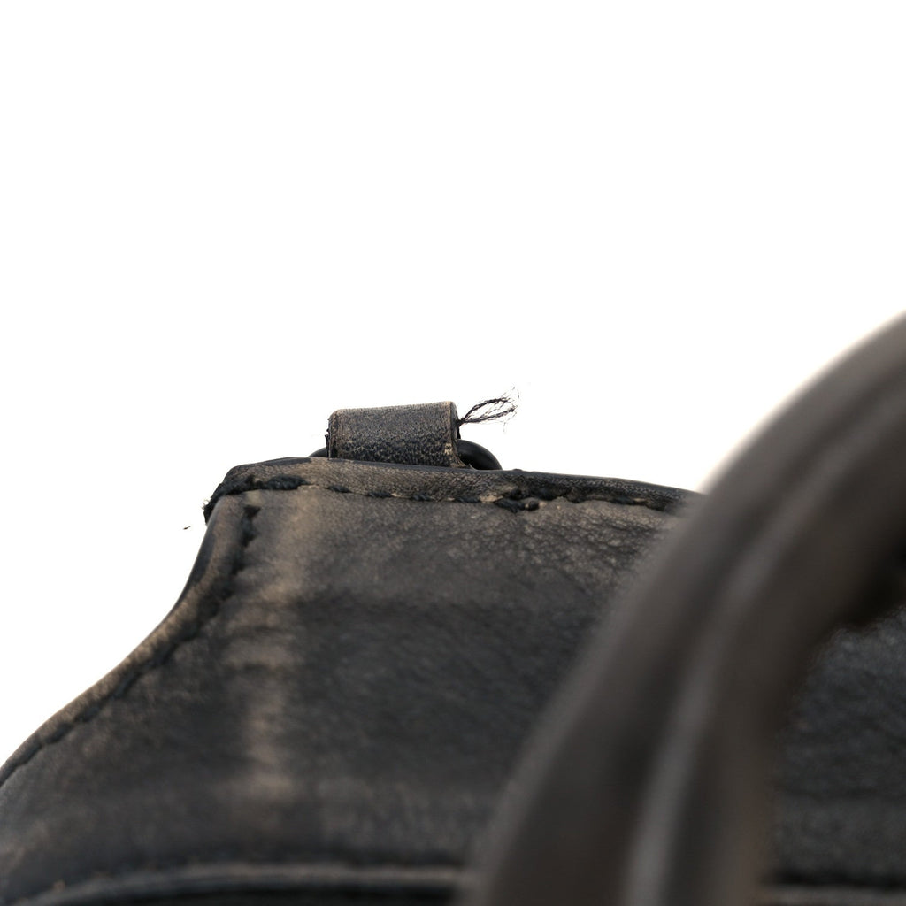 Used Calfskin Black Hardware Mini Neo Classic City Black