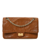 Lambskin Quilted Crush 2.55 Reissue 225 Flap Camel