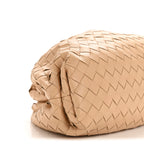 Nappa Maxi Intrecciato The Pouch Oversized Clutch Almond