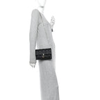 Lambskin Cannage Chain My Dior Daily Chain Pouch Black