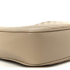 Calfskin Matelasse Monogram Lou Camera Bag Dark Beige