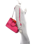 Smooth Calfskin Large Diorissimo Tote Fuchsia