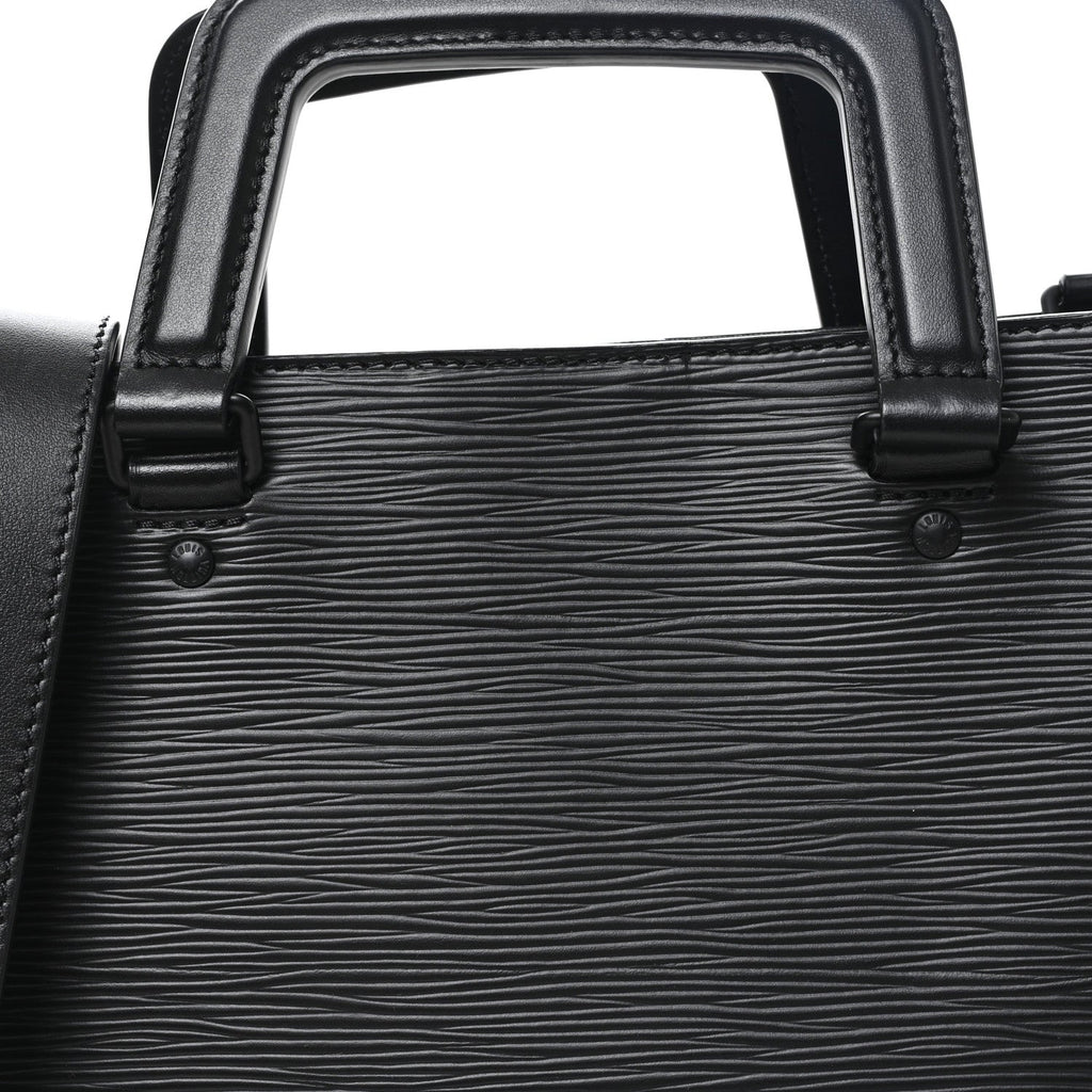 Epi Sac Plat Fold Bag Black