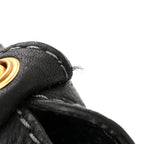 Calfskin Medium Marcie Satchel Black