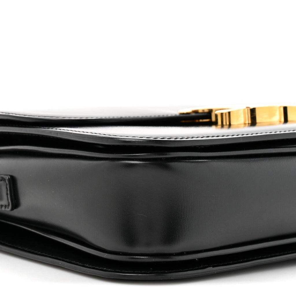 Shiny Calfskin Medium Triomphe Black