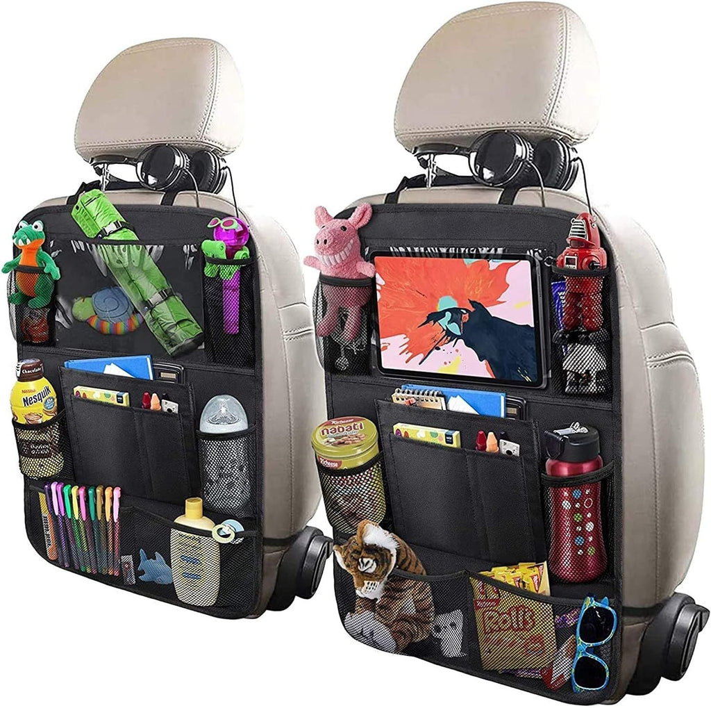 [Updated Car Organizer] 2025 Updated Car Front Seat Organizer | US Quality, Multi-Compartment Storage for Tablets, Laptops, Water Bottles, Fashion Glasses - Fit for All Vehicles,