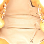 Ultra Soft Suede Calfskin Natural Beauty Tote Yellow