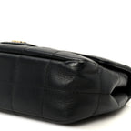 Lambskin Quilted Mini Chocolate Bar Flap Black