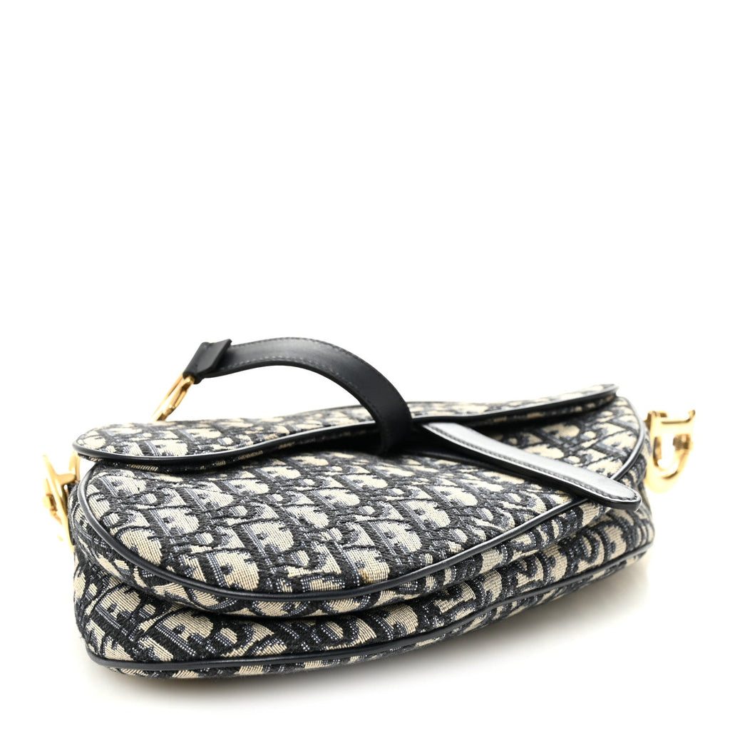 Oblique Saddle Bag Blue