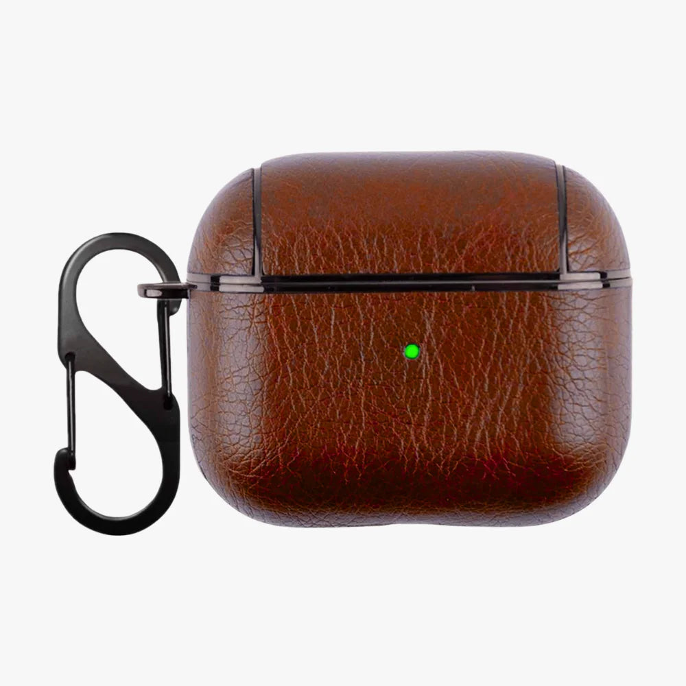 Entronix Case Compatible with AirPods 4th Gen - Luxury Leather Cover