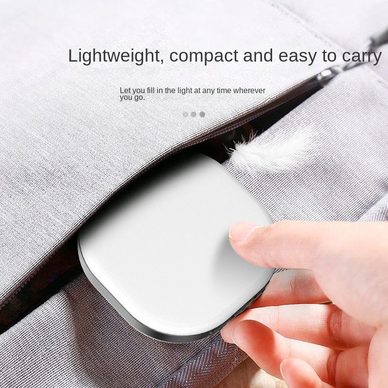 Small and portable camera fill light; mobile phone self shot; live video; 5 Color Temperature Clip Lamp; outdoor pocket light; external camera light