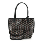 Goyardine Reversible Mini Anjou Black