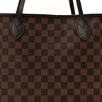 Damier Ebene Neo Neverfull MM Rose Ballerine