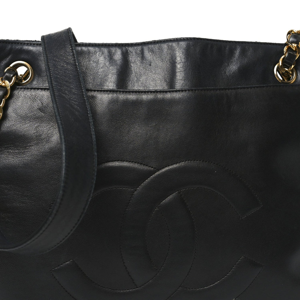 Lambskin CC Shoulder Bag Black