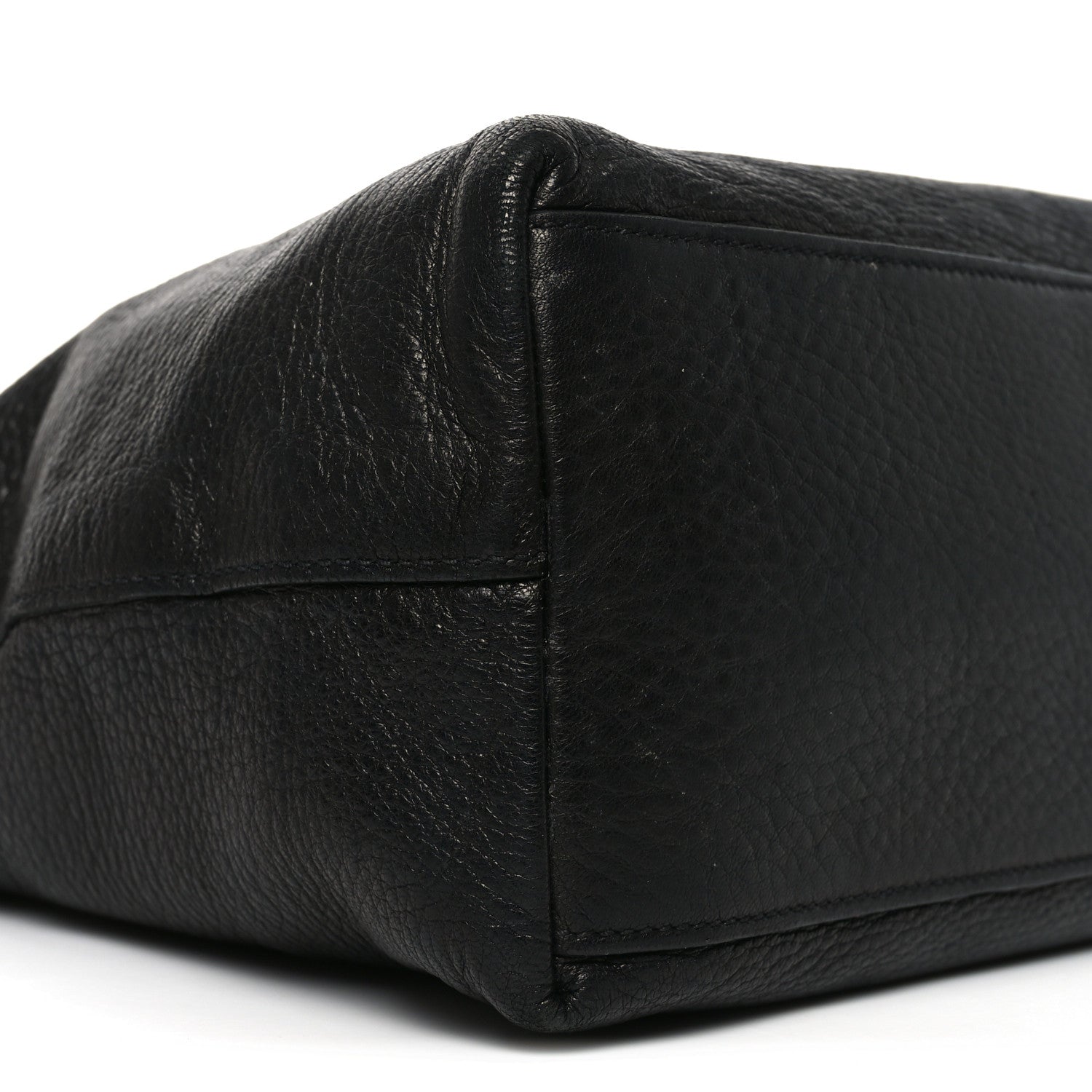 Vitello Daino Tote Black