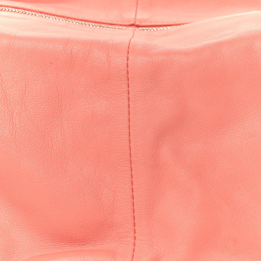 Calfskin Mini Double Knot Bag Peach