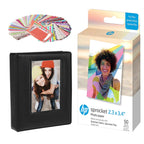 HP Sprocket Sticky Back Zink Photo Paper 2.3 x 3.4" (50 Sheets), Stickers & Album Starter Bundle