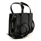 Spazzolato Mini Re-Edition 1995 Double Handle Handbag Black