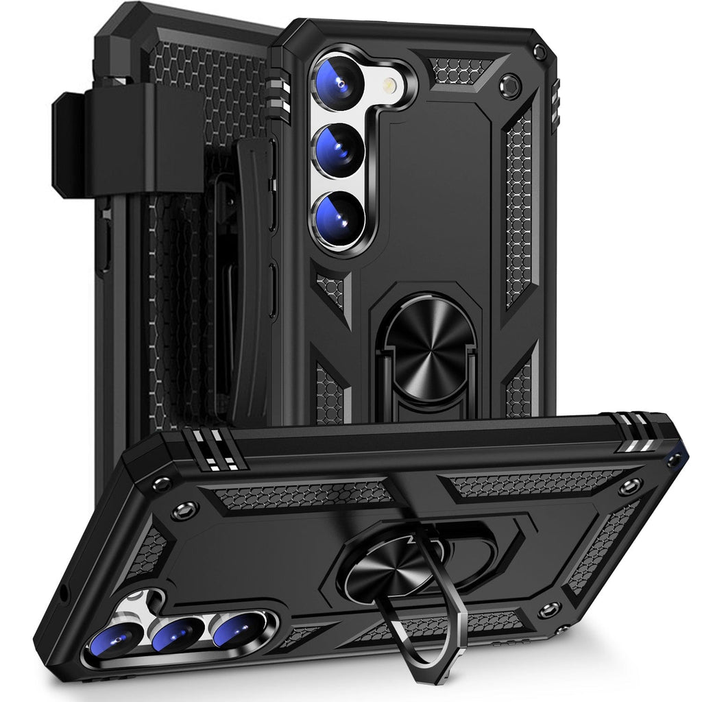 SAHARA - Raider Series Kickstand Case with Belt Clip - Samsung Galaxy S23+