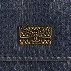 Snakeskin Wallet On Chain WOC Blue