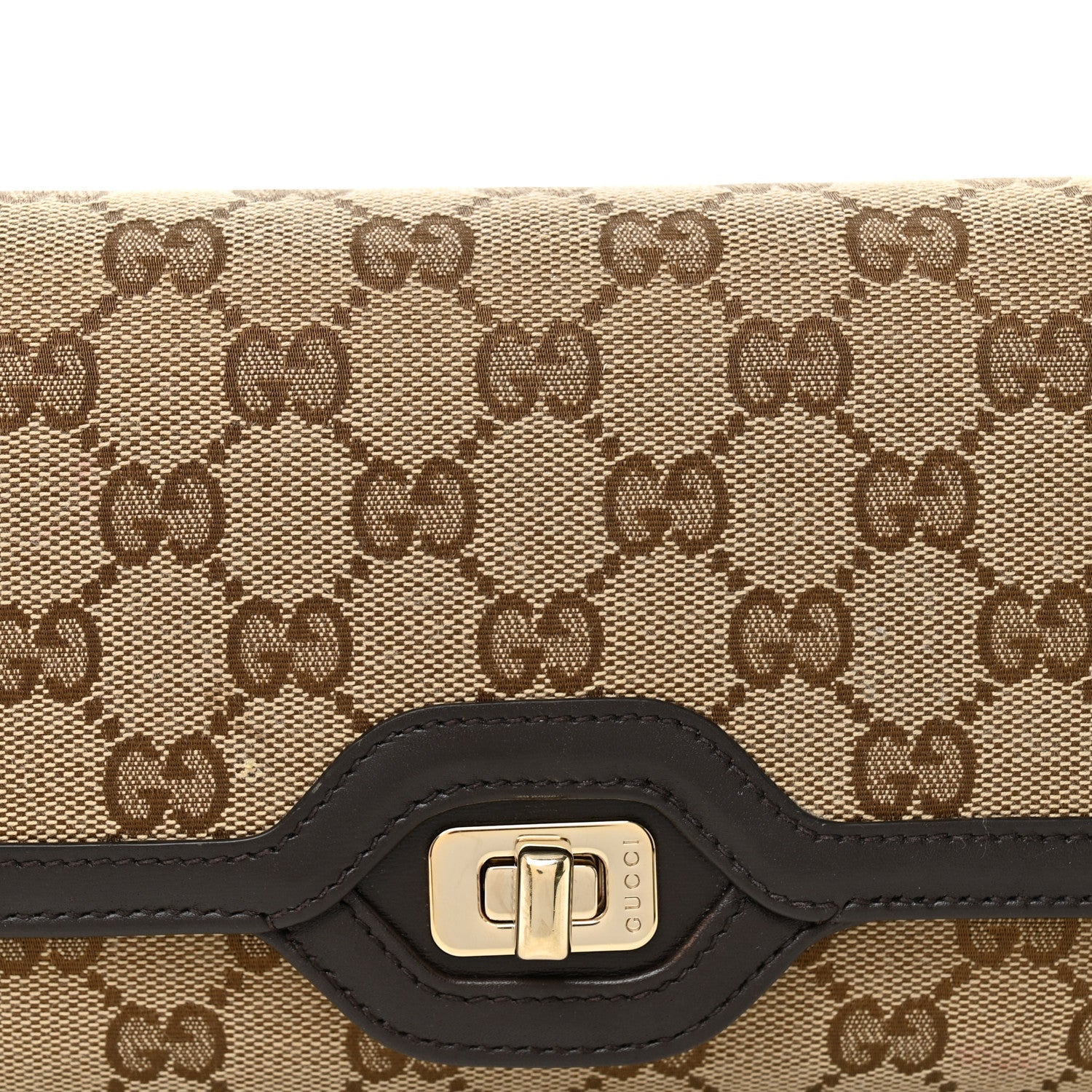 GG Monogram Small Luce Shoulder Bag Beige Ebony