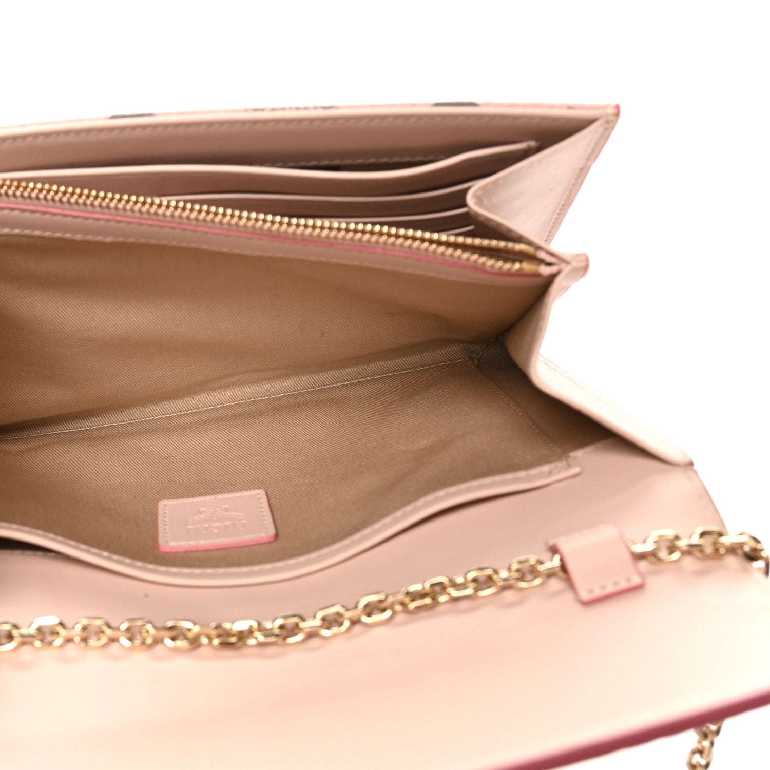 Visetos Medium Patricia Wallet On Chain Soft Pink