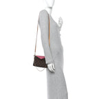 Monogram Pallas Clutch Rose Fizzy