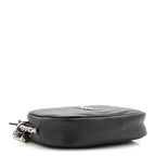 Grain De Poudre Matelasse Monogram Mini Lou Camera Bag Black