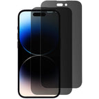 SAHARA - ZeroDamage Ultra-Strong+ Tempered Privacy Glass Screen Protector (2-Pack) - iPhone 15 Plus