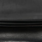Lambskin Quilted Mini Rectangular Flap Black