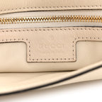 Roxy Calfskin Blondie Chain Shoulder Flap Bag Mystic White
