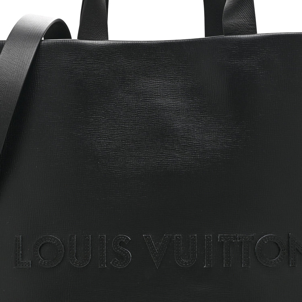 Calfskin Shopper Tote MM Black